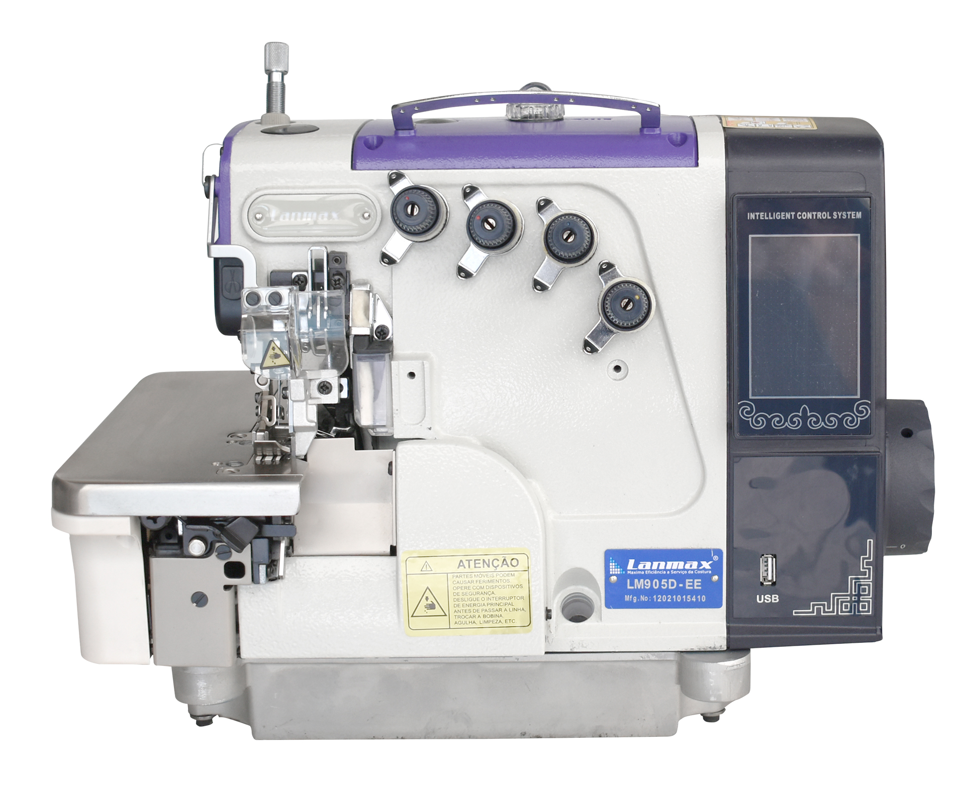 Máquina interloque médio Direct Drive