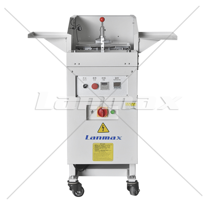 Máquina para vincar bolsos