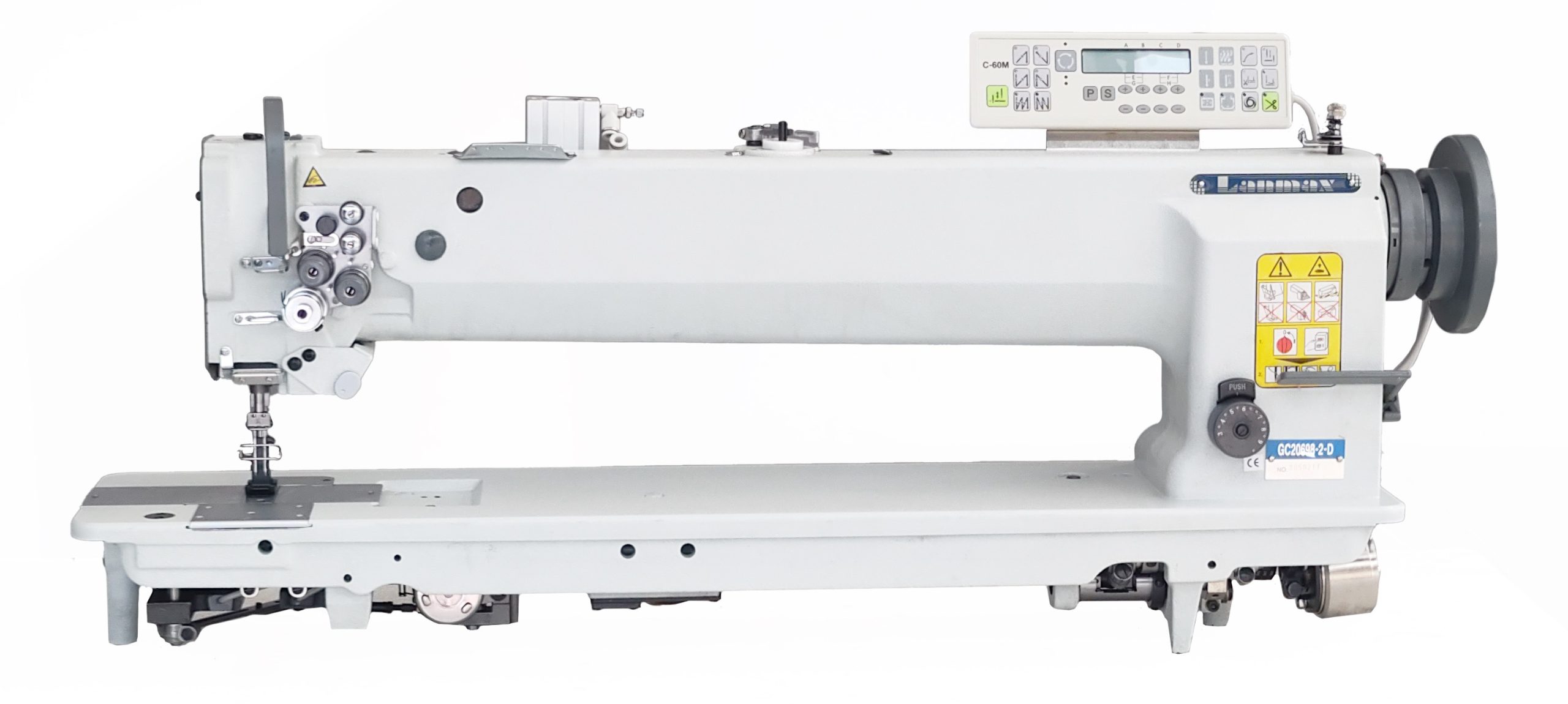 Pespontadeira eletrônica de 02 agulhas