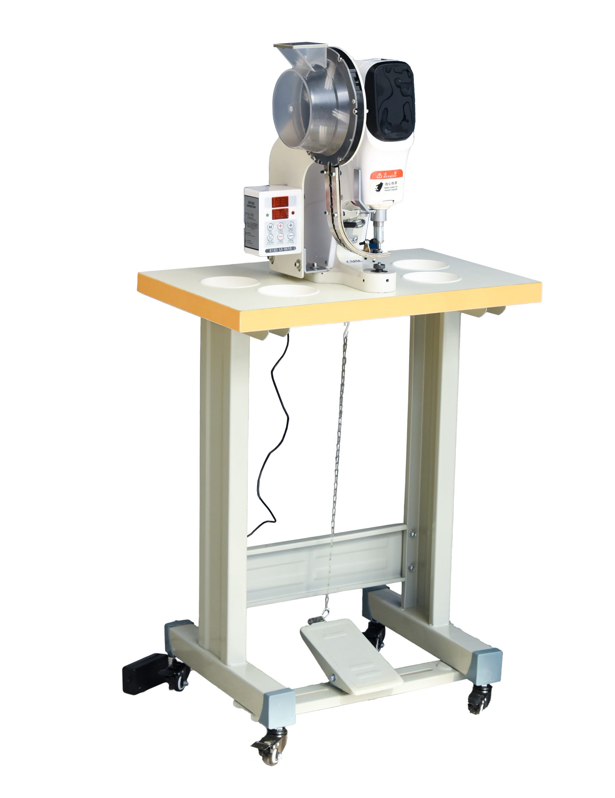 pregar Ilhós com Alimentação Automática