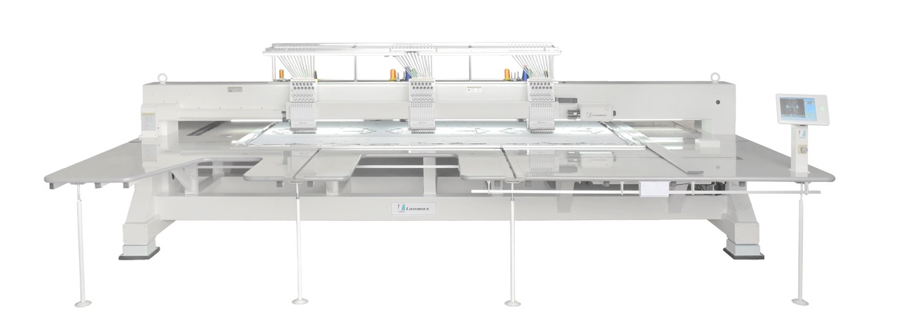 Bordadeira Plana 3 Cabeças
