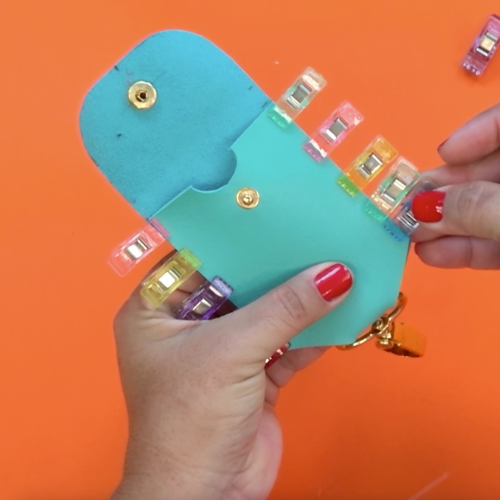 chaveiro porta cartão ()